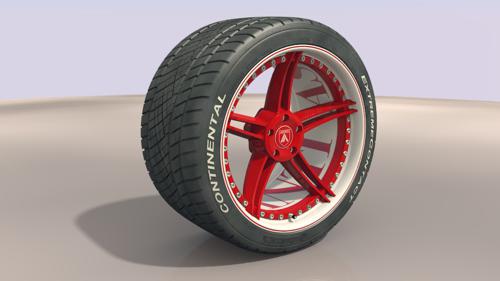 Asanti wheel 10x19 w. Conti ExtremeContact tyre preview image